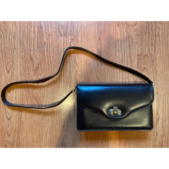 Vintage London Mappin & Webb Leather Handbag Bag - Picture 1 of 10